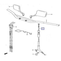5820029F00  Ντίζα Συμπλέκτη Suzuki DRZ-400E 