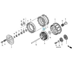 22201MEN670  Clutch Friction Disk Honda CRF-450X '05-'12 