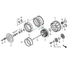 22201HP1670  Δίσκος Συμπλέκτη Φίμπερ Honda TRX-450R 