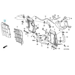 19033MEY670  Grille Radiator Right Honda CRF-450X