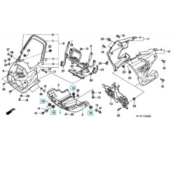 80152958680  Λάστιχο Ποδιάς Honda XRV-750 Africa Twin