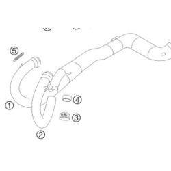 58405005100 Exhaust Muffler Ring KTM LC4-640 '03-'07
