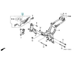 35010KTMD20  Key Set Honda ANF-125i Innova '07-'12