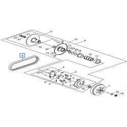 98223730  Bando Drive Belt Sym Citycom-300i 