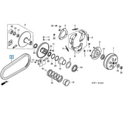 23100KGF901  Drive Belt Honda SH-125