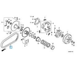8162230  Bando Ιμάντας Κίνησης Honda PCX-125 