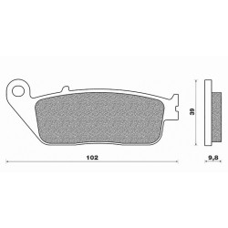 MA196  Front Brake Pads Honda XL-400-600V Transalp '94-'96