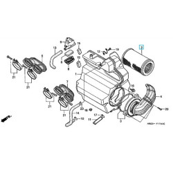 17230MBZK00  Air Filter Honda CBF-600 '04-'07