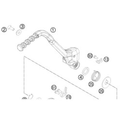77133070144  Μανιβέλα KTM EXC EXC-F '11-'13