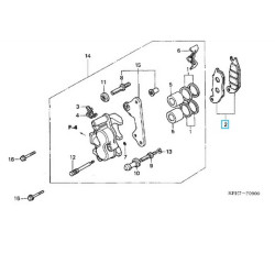06455KPH952  Front Brake Pads Honda ANF-125 Innova