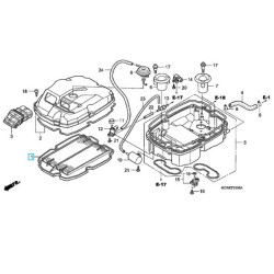 17210MCWD01 Air Filter Honda VFR-800