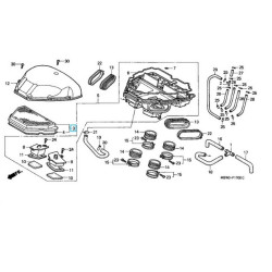 17210MBW000  Air Filter Honda CBR-600F '99-'00