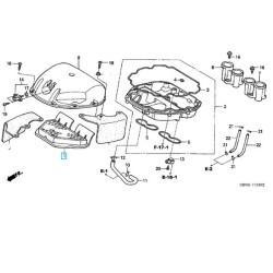 17210MBWD21  Air Filter Honda CBR-600F CBR-600FSport