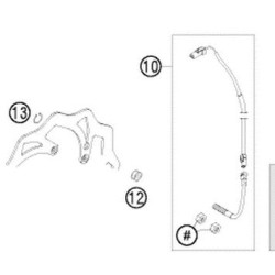 54814068100  Cable For Digital Speedometer KTM EXC-EXCF '06-'13
