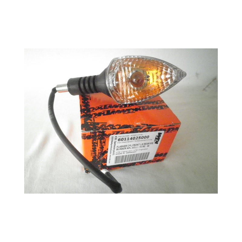 60114025000  Φλάς Εμπρός Αριστερό & Πίσω Δεξί KTM LC8-990 '06-'13 