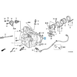 12251KTW901  Φλάντζα Εκρήξεως Honda SH-300