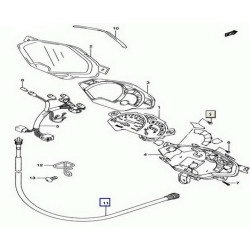 3491020G11  Ντίζα Κοντέρ Suzuki FL-125 Address
