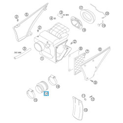 58406026000  Air Filter Boot KTM LC4-640
