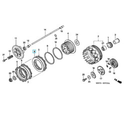 22322MN4000  Δίσκος Συμπλέκτη Μεταλλικός Honda XL-1000V Varadero 