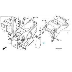 17218KZ3860  Προστατευτικό Κάλυμμα Πίσω Ανάρτησης Honda XRV-XLV