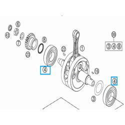 50330082000  Crankshaft Bearing KTM EXC-SX