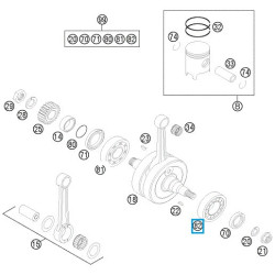 50330082000  Crankshaft Bearing KTM EXC-SX