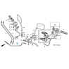 22870MBZG00  Clutch Cable Honda CB-600 Hornet '98-'06