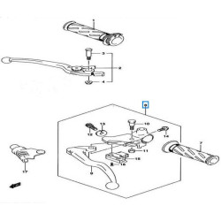 ***5750010D20  Βάση Μανέτας Συμπλέκτη Σετ Suzuki DL-650 V-Strom '10-'11