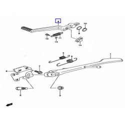 4311144G00  Rear Brake Pedal Suzuki GSR-600