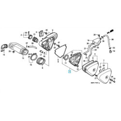 17205MZ8G20  Air Filter Honda VT-600 Shadow '98-'99