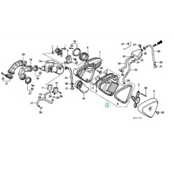 17205MR1000  Φίλτρο Αέρος Honda VT-400-600 Steed