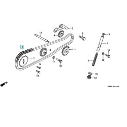 14401178003  Camshaft Chain Honda C-100 Astrea Grand NF-100 Supra
