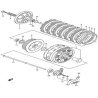 2144129F10SET  Clutch Drive Fiber Plate Set Suzuki SV-650 