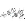22321KF0SET3  Clutch Steel Plate Disks Set Honda XR-400 