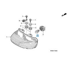34911MBB611  Taillight Bulb 12V 21/5W Honda XL-650V Transalp