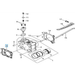 12251LEA000  Cylinder Head Gasket Sym Citycom-300 GTS-300 EFI