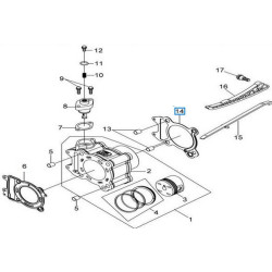 12191HMA000  Cylinder Base Gasket Sym Citycom-300 GTS-300 EFI
