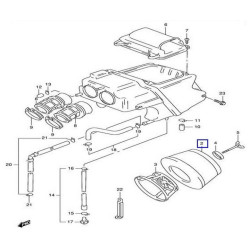 1378004F00  Air Filter Suzuki XF-650 Freewind