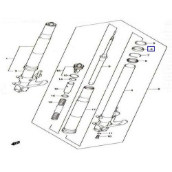 5115341G00  Τσιμούχα Εμπρός Ανάρτησης Suzuki GSXR-1000 '05-'08