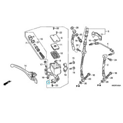 35340MM5600  Brake Light Switch Front Honda CB-CBF-XLV-XRV