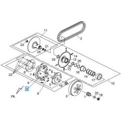 22530L4A000A  Σιαγώνες Φυγοκεντρικού Σετ Sym MaxSym 400i