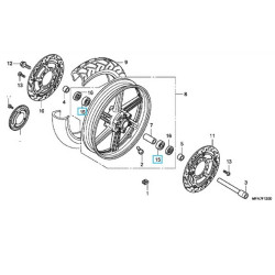 91052MBWE11  Bearing Front Weel Honda CB-CBF-CBR