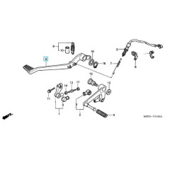 46510MBTD20  Brake Pedal Honda XL-1000V Varadero
