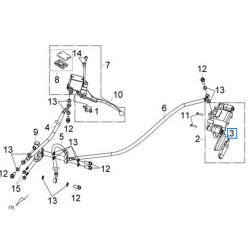 43108L3A000A  Rear Brake Pads Sym GTS-300 EFI F4
