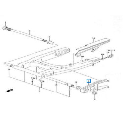 6127306G00  Γλύστρα Αλυσίδας Suzuki DL-1000 V-Strom