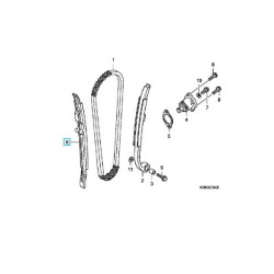 14620KRN670  Γλύστρα Καδένας Εκκεντροφόρου Honda CRF-250R-X