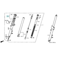 51490MEJ003  Fork Oil Seal Set Honda XL-1000V Varadero ABS
