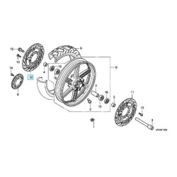 45120MFAD11  Δισκόπλακα Εμπρός Δεξιά Honda CBF-1000 ABS '06-'10