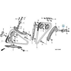 14520MBT003  Τεντωτήρας Καδένας Εκκεντροφόρου Honda XL-1000V Varadero '99-'02