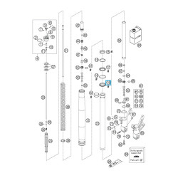 43570202  Ξύστρα Εμπρ. Ανάρτησης WP 43mm KTM EXC-SX-LC4-640
